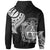 Nauru Custom Zip Hoodie Nauru Tatau White Patterns - Polynesian Pride