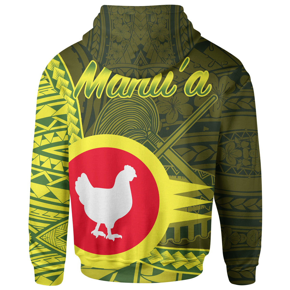 American Samoa Hoodie Manua Polynesian Patterns - Polynesian Pride