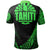 Tahiti Polo Shirt Green Polynesian Patterns Sport Style - Polynesian Pride