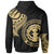 Northern Mariana Islands Custom Zip Hoodie Northern Mariana Islands Tatau Gold Patterns - Polynesian Pride