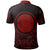 Marshall Polo Shirt Marshall Seal Red Tribal Patterns - Polynesian Pride