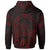 Palau Zip Hoodie Palau Seal Red Tribal Patterns - Polynesian Pride