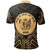 Niue Polo Shirt Seal Gold Tribal Patterns - Polynesian Pride