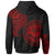 Federated States of Micronesia Custom Zip Hoodie Federated States of Micronesia Tatau Red Patterns - Polynesian Pride