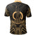 Vanuatu Polo Shirt Vanuatuan Seal Gold Tribal Patterns - Polynesian Pride