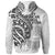 American Samoa Hoodie Black Polynesian Patterns Bestmerican Samoa Ever - Polynesian Pride