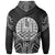 French Polynesia Hoodie French Polynesia Seal Black Tribal Patterns - Polynesian Pride