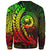 Northern Mariana Islands Sweatshirt - Wings Style Reggae Color - Polynesian Pride