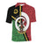 Vanuatu Flag Design Polo Green And Red - Polynesian Pride