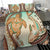 Hawaii Bedding Set Polynesian Shark And Sea Turtle Dreamy Turquoise Artsy LT14 - Polynesian Pride