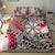 Hawaii Bedding Set Tribal Plumeria With Polynesian Turtle Ver.03 LT14 Red - Polynesian Pride