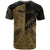 Guam T Shirt Gold Color Symmetry Style - Polynesian Pride