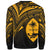 Guam Sweatshirt - Cross Style Gold Color - Polynesian Pride