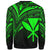 Hawaii Kanaka Maoli Sweatshirt - Cross Style Green Color - Polynesian Pride