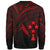 Kosrae State Sweatshirt - Cross Style Red Color - Polynesian Pride