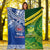 Samoa Rugby and Australia Rugby Premium Blanket Toa Samoa Mix Kangaroos Pacific LT14 - Polynesian Pride