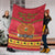 Papua New Guinea Christmas Premium Blanket Bird Of Paradise Bikpela Hamamas Blong Dispela Krismas LT14 - Polynesian Pride