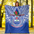 Samoa Rugby Premium Blanket Manu Samoa 7s Ginger Blue Polynesian LT14 - Polynesian Pride