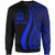 Vanuatu Custom Personalised Sweatshirt - Blue Polynesian Tentacle Tribal Pattern Unisex Blue - Polynesian Pride