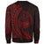 Marshall Islands Sweatshirt - Wings Style Red Color - Polynesian Pride