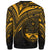 Marshall Islands Sweatshirt - Cross Style Gold Color - Polynesian Pride