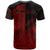 Nauru T Shirt Red Color Symmetry Style - Polynesian Pride