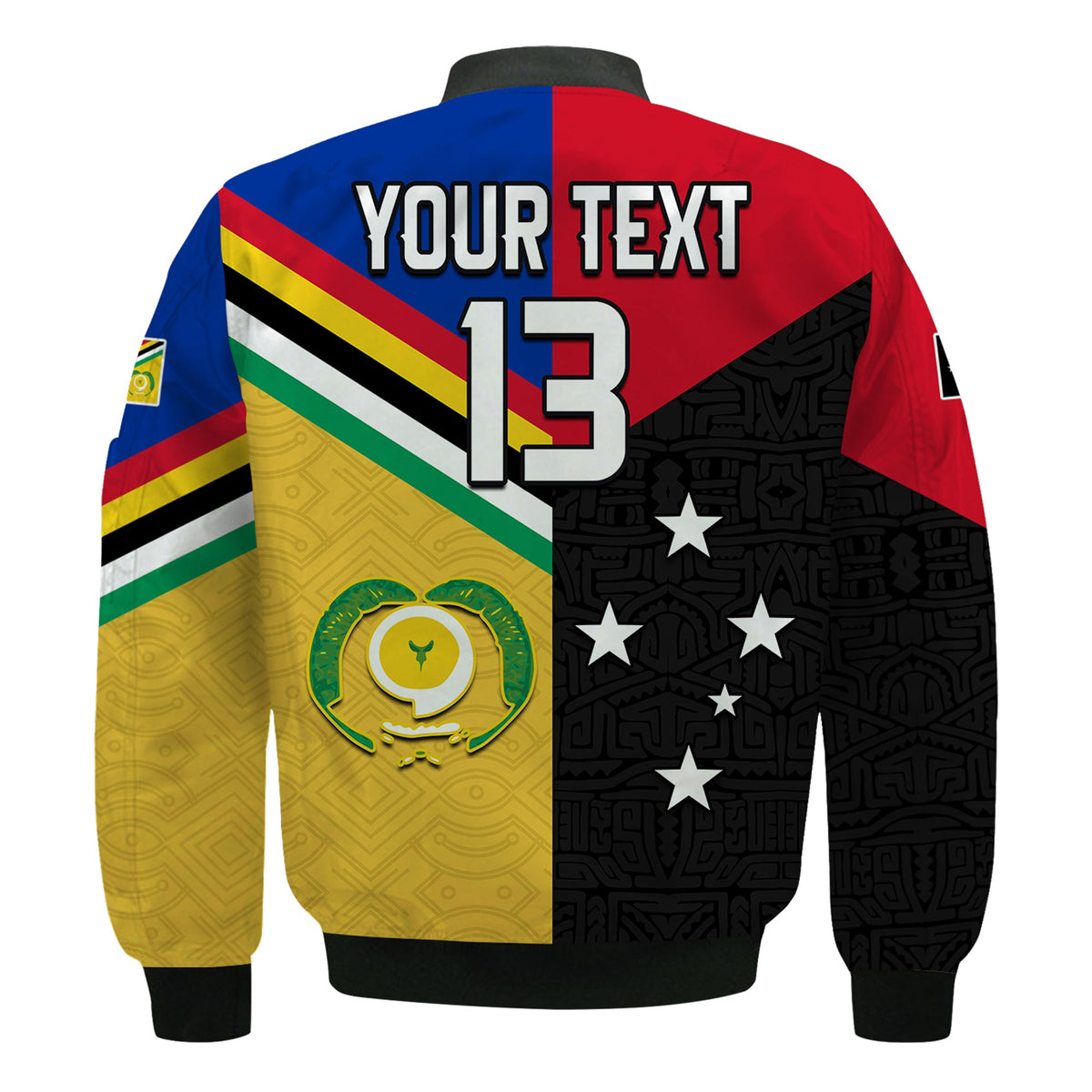 (Custom Text and Number) Torba PNG Day Bomber Jacket 2022 Simple Polynesia LT13 - Polynesian Pride
