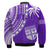 Fiji Rugby Sevens Bomber Jacket Fijian 7s Tapa Polynesian Purple LT13 - Polynesian Pride