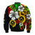 (Custom Personalised) Vanuatu Bomber Jacket Polynesia Tie Dye Hibiscus Flowers LT13 - Polynesian Pride