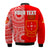 (Custom Personalised) Kolisi Tonga High School Bomber Jacket Tongan Ngatu Pattern LT14 - Polynesian Pride