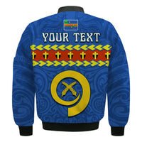 (Custom Personalised) Tafea Province Bomber Jacket Vanuatu Pig Tusk Polynesian Flag Style LT14 - Polynesian Pride