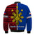 (Custom Personalised) Philippines Bomber Jacket Pilipinas Sun Mix Polynesian Pattern LT14 - Polynesian Pride