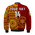 (Custom Text And Number) Tonga Vavau High School Bomber Jacket Class Of Year Tongan Ngatu Pattern LT14 - Polynesian Pride