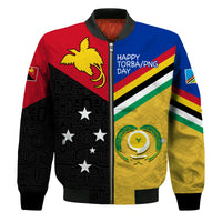 (Custom Text and Number) Torba PNG Day Bomber Jacket 2022 Simple Polynesia LT13 - Polynesian Pride