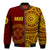 (Custom Text And Number) Tonga High School Bomber Jacket Class Of Year Tongan Ngatu Pattern LT14 - Polynesian Pride