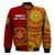 (Custom Personalised) Tonga Vavau High School Bomber Jacket Tongan Ngatu Pattern LT14 - Polynesian Pride