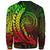 Palau Sweatshirt - Wings Style Reggae Color - Polynesian Pride