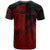 Palau T Shirt Red Color Symmetry Style - Polynesian Pride