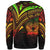 Papua New Guinea Sweatshirt - Cross Style Reggae Color - Polynesian Pride