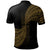 Polo Shirt Polynesian Patterns Gold Color - Polynesian Pride