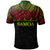 Samoa Polo Shirt Heart Beat Polynesian - Polynesian Pride