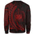 Samoa Sweatshirt - Wings Style Red Color - Polynesian Pride