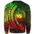 Samoa Sweatshirt - Wings Style Reggae Color - Polynesian Pride