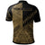 Tokelau Polo Shirt Gold Color Symmetry Style - Polynesian Pride