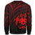 Tonga Sweatshirt - Cross Style Red Color - Polynesian Pride