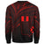 Wallis and Futuna Sweatshirt - Cross Style Red Color - Polynesian Pride