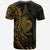 New Caledonia T Shirt Polynesian Pattern Style Gold Color - Polynesian Pride