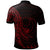 Pohnpei Polo Shirt Custom Polynesian Pattern Style Red Color - Polynesian Pride