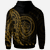 Palau Hoodie Custom Polynesian Pattern Style Gold Color - Polynesian Pride