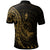 Vanuatu Polo Shirt Custom Polynesian Pattern Style Gold Color - Polynesian Pride